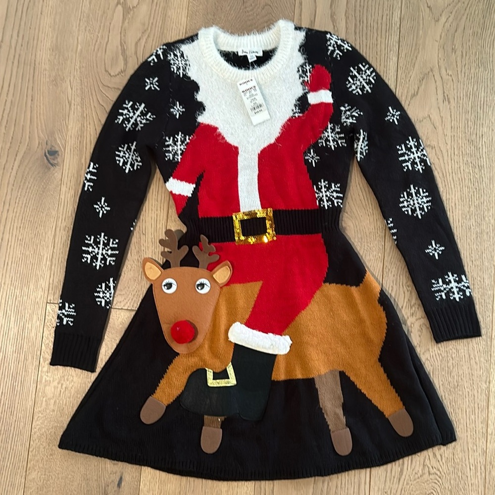 Christmas Sweater Dress - XS